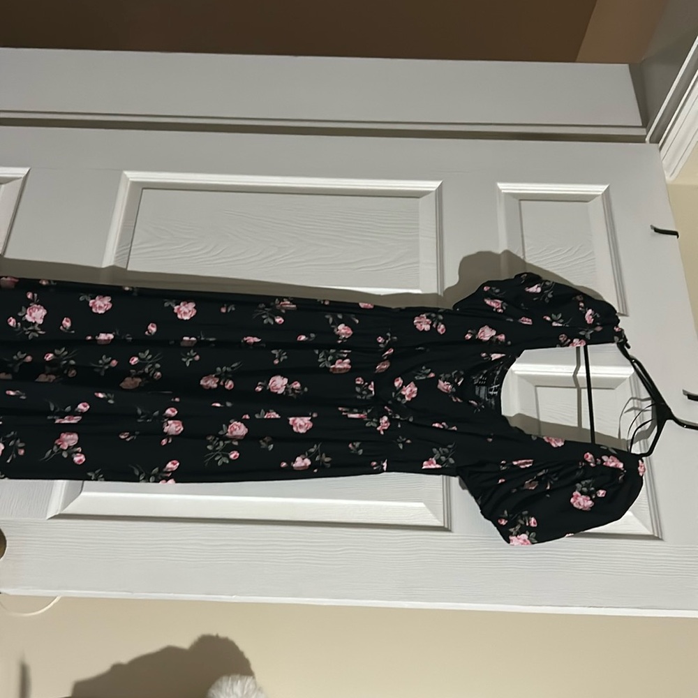 Dress, never worn! Has a slit up the leg, very comfortable and flowy